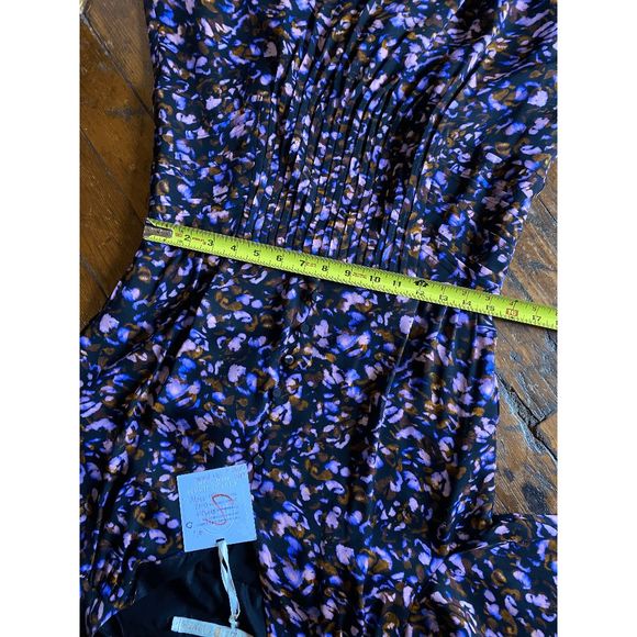 Marie Oliver NWT Vera Pleated Dress, Electric Flurry, Size Small, MSRP $398 - Picture 11 of 16